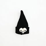 CXYP　BIGEYE　とんがり帽子　ベビー　子供　赤ちゃん　 キッズ 　かわいい　ドームキャップ　綿　コットン　柔らかい　保温　2017　新作　おしゃれ (ブラック)