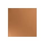 Fasade Easy Installation Flat Polished Copper Lay In Ceiling Tile / Ceiling Panel (12 x 12 Sample) b