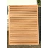 Liebe【リーベ】 セランガンバツー 木製 目隠し ルーバーフェンス 900×1200mm (約13kg)