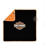 Harley-Davidson Black & Orange Receiving Blanket ハーレーダビッドソンブラック＆オレンジ受信毛布 [並行輸入品]