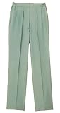 UNIWEAR(ユニウェア) レディース スラックス BL-8721 グレッシュグリーン LL ( 13号 ) ( 日本製生地使用 )