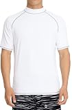 [アクレイス] ラッシュガード メンズ 半袖 tシャツ 水着 uvカット upf50+ プール 海 海水浴 サウナ サーフィン ウェットスーツ 水陸両用 al21011mwht