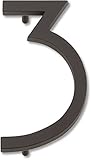 Atlas Homewares AVN3-O Modern Avalon 4.5-Inch No. 3 House Number, Oil Rubbed Bronze [並行輸入品]
