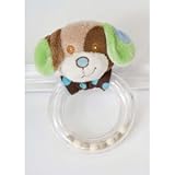 Blue Dog Ring Rattle by Douglas Cuddle Toys by Douglas Cuddle Toy