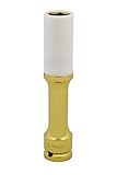 Sunex 284319 1/2-Inch Drive 19-mm Extra Long Thin Wall Wheel Protector Impact Socket by Sunex