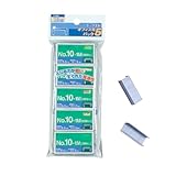 マックス MAX ホチキス No.10-1M ハンディタイプ向け 10号 オフィス用 5パック (1000本/パック) ホッチキス針 ステープル 10 針 替針