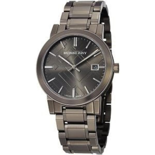 Amazon.co.jp: バーバリー Burberry Large Check Stainless Steel Mens