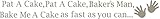 Brewster WPNR98839 Wall Pops for Baby Peel and Stick Pat a Cake, Pat a Cake Nursery Rhyme [並行輸入品]