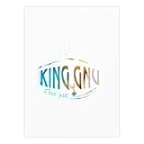 King Gnu クリスタルステッカー 荷物ステッカー 自転車ステッカー 防水ステッカー ギターアニメステッカー DIYステッカー ヘルメット カーステッカー 装飾用 日記 手帳飾り