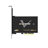 AVMATRIX VC12-4K 4K HDMI PCIEキャプチャカード 1チャンネル HDMI 2.0入力ループアウト入力とキャプチャ 最大4K60をサポート ビットレート最大800Mbps、YUY2非圧縮ビデオをサポート。