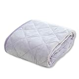 シルフィーズ 敷きパッド セミダブル あったか フランネル 洗える ウォッシャブル 4か所ゴム おしゃれ かわいい 秋 冬 無地 北欧 120×205cm パープル