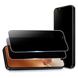 DXQ 覗き見防止 iPhone14Plus用 ガラスフィルム いphone14plus 保護フィルム あいふぉん14Plus 強化ガラス 画面保護 アイフォン14プラス のぞき見防止（6.7インチ) 【プライバシー 浮かない 気泡ない 2枚】