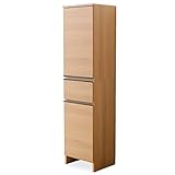 LOWYA （ロウヤ） 収納 ランドリー収納 国産 選べる組合せ4タイプ リアル木目調 金属スライドレール 可動棚 引き出しつき 上段B+下段D ナチュラル