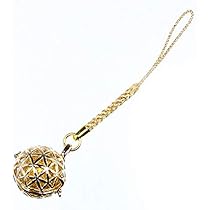 Amazon.co.jp: [宮忠] 伊勢 水琴鈴 ストラップ 根付 フラワー