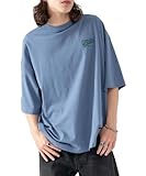 [ウィゴー] 男女兼用 Tシャツ メンズ 半袖 半袖Tシャツ 春服 夏服 服 トップス ゆったり ビッグシルエット グラフィック プリント デザイン ギフト プレゼント ストリート 春 夏 秋 冬 メンズ M タイプA(半袖) 柄47