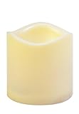 Moonrays 93102 Flameless Flickering 3 x 3 Pilar Candle by Moonrays
