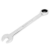 uxcell　スパナ　レンチ　17mmオープンサイズ　23 x 4 x 1cmサイズ　シルバートーン　1個