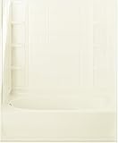 スターリング配管71100112 – 96 Ensemble Bath and Showerキット、60-inch X 36インチx 72-inch、左側、ビスケット