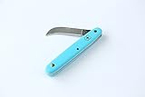 ビクトリノックス スイス製フローリストナイフ カーブ(アクアブルー)