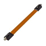 フラットケーブル 隙間ケーブル地デジ BS/CS対応 F形接栓 すき間ケーブル 信号導入 ソリッドケーブル 0.2mm 折り曲げ可能 F端子型 26,5cm 1本内引き込み