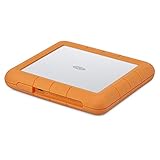 LaCie Rugged Raid Shuttle 8TB 外付けハードドライブ ポータブル HDD - USB-C USB 3.0対応 落下衝撃耐性 防塵 防水 MacおよびPC/コンピューター/デスクトップ/ノートパソコン用 1 Mo Adobe CC (STHT8000800)