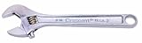 Crescent AC18BK Adjustable Wrench Plated Finish, 8-Inch by Apex Tool Group