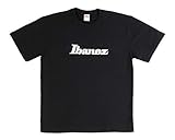 Ibanez アイバニーズ ロゴデザイン 半袖 Tシャツ 【Mサイズ】 ブラック IBAT007M