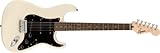 Squier by Fender スクワイヤー エレキギター FSR Bullet® Stratocaster® HT, Laurel Fingerboard, Black Pickguard, Olympic White ソフトケース付き