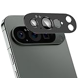ZXZone for Google Pixel 10 Pro XL カメラフィルム アルミ合金製＋AR高透過率強化ガラス ZXZone ピクセル10 ProXL レンズ保護 カメラカバー レンズ保護 フィルム 防爆裂 ・耐衝撃・スクラッチ防止・露出オーバー防止・ケースに干涉なし (1枚 ブラック, Pixel 10 Pro XL)