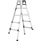 ALINCO 伸縮脚付はしご兼用脚立 4段 PRW-150FX