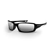 Crossfire Eyewear 2063 M6A Safety Glasses with Black Frame and Silver Mirror Lens by Crossfire Eyewe