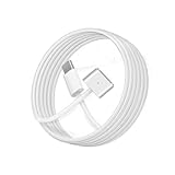 140W USB-C - Mag-safe 3 磁気充電ケーブル 2m 140W急速充電 PD3.1新急速充電規格対応 強力な磁気 磁気充電コード MacBook Air (13“/15”、M2/M3、2022/2023/2024) 、MacBook Pro 14 &16インチ (M4/M4 Pro/M4 Max、2021年/2023年/2024年機種)など機器対応 (シルバーホワイト)