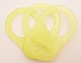 10 Silicone Adapter Rings for Button-style MAM NUK Baby Pacifier Ribbon Clips (Yellow) by KAMsnaps [