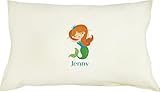 TotMart Personalized Girl 's 100 %コットン枕カバーと枕幼児用ギフト標準19 x 12.5 M