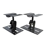 Ansimple 汎用 スピーカー 天吊り 壁掛け 取り付け金具 スピーカーブラケット スタンド 2点セット
