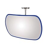 信栄物産 防犯ミラー室内用　ﾌﾚｷｼﾌﾞﾙ 変形　285×450　枠：青 ＃FA-45BL