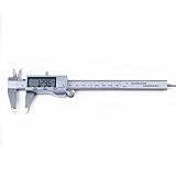 6 in / 150 mmステンレススチールVernier /電子デジタルキャリパーノギスデュアルキャリパーReadingスケール正確な測定デバイス L VI-20171110-BC97
