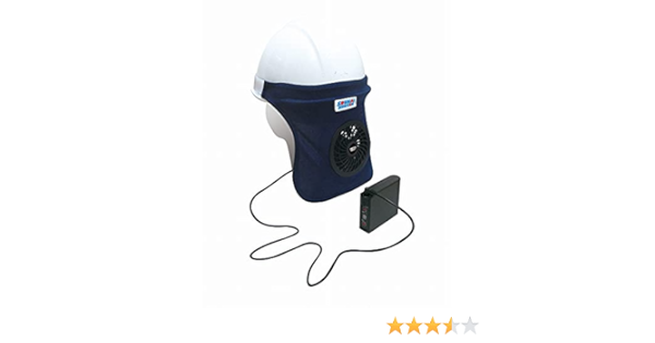 Amazon Co Jp ブレイン Brain 空調エアコンヘルメット用タイプ 爽快くんファンセット ネイビー フリーサイズ 空調エアコン服 Br 852 服 ファッション小物