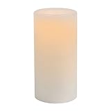 Inglow CG10300WH 3-Inch Tall Flameless Wax Covered Votive Candle with Embedded LED, White [並行輸入品]
