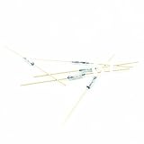 HiLetgo 5PCS ノーマルオープン リードスイッチ 磁気リードスイッチ ガラス サイズ2 * 14MM ゴールド メッキ [並行輸入品]