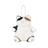 りぶはあと チェーンマスコット ねこ肯定感 みけねこのさんま (全長約14.5cm) ねこ ふわふわ 手のひらサイズ 37724-11