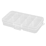 uxcell 電子部品ケース プラスチック 10分割り 分離可能 取り外し可能