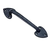 Adonai Hardware Abarim Black Antique Iron Door Pull [並行輸入品]