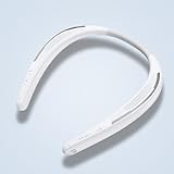 ネックスピーカー 【88ｇ超軽量設計】Bluetooth 首掛けスピーカー テレビスピーカー 首掛け 肩掛 Bluetooth 5.3 ワイヤレススピーカー 高齢者 手元スピーカー (ホワイト)