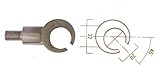 取付工事関連商品・備品　SS-62-1　丁番おこし先端　φ20　丁番おこし先端　（φ20穴）　鉄　入数：1