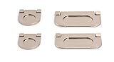 2b-better 1.25 " & 2.5 "モダンシンプルな非表示亜鉛合金胸ハンドル(パックof 4pcs )