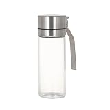 ダルトン(Dulton) オイル & ビネガー ボトル 350ml オイルボトル ドレッシング 醤油差し 調味料 ワンタッチ ステンレス ガラス 蓋付き 保存容器 ディスペンサー キッチン 高さ188mm 幅105mm 奥行65mm 容量:350ml R615-738S OIL & VINEGAR BOTTLE 350ml