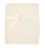 American Baby Company Fleece Blanket, Ecru, 30 x 30 by American Baby Company