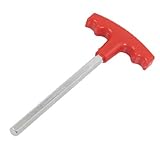 10ミリメートルヒント径Tシェイプレッドシックスポイント六角レンチハンドル