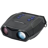 暗視ゴーグル 4K HD 40MP 3.0インチ大画面双眼フルカラー600MナイトビジョンGoogle 8Xズームビデオデジタルレコーダー 高解像度の写真やビデオを撮影する(Black)